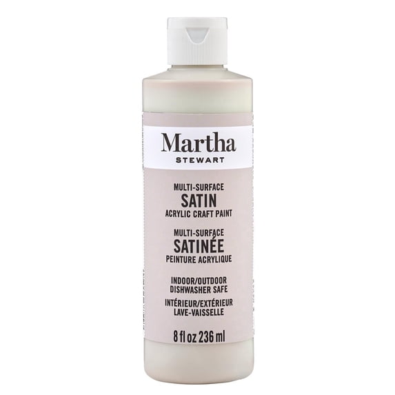 Martha Stewart Premium Satin Finish Craft Paint, Lake Fog, 8 fl oz