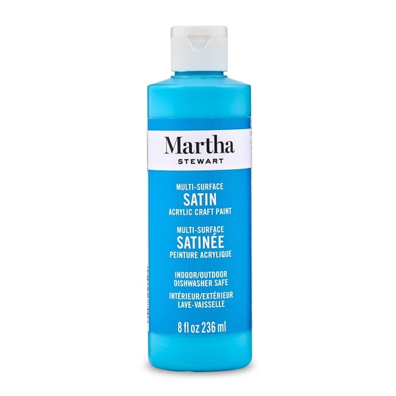 Martha Stewart Premium Satin Finish Craft Paint, Rock Candy, 8 fl oz