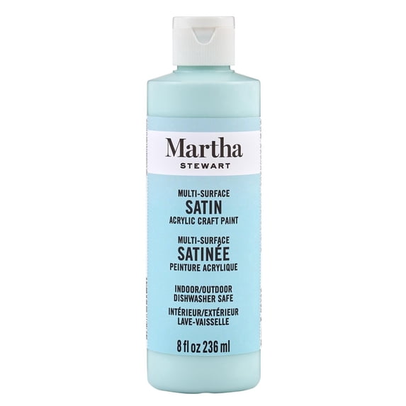 Martha Stewart Premium Satin Finish Craft Paint, Summer Haze, 8 fl oz