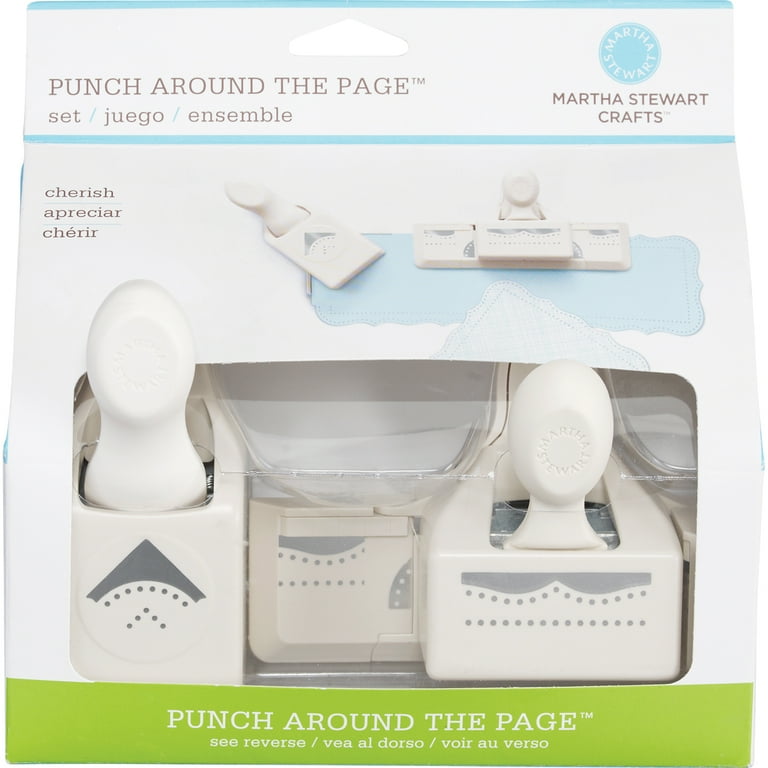 Martha Stewart Crafts Punch Around The Page, Cherish Punch Set