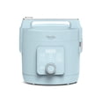 thumbnail image 1 of Martha Stewart Rice Cooker, 4 Cup (Uncooked) / 8 Cup (Cooked), Ceramic Non-Stick Removable Pot, Sky Blue, 1 of 6