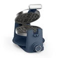 thumbnail image 1 of Martha Stewart Rotating Waffle Maker, 180° Flip, Ceramic Nonstick, Indigo Blue, 1 of 5