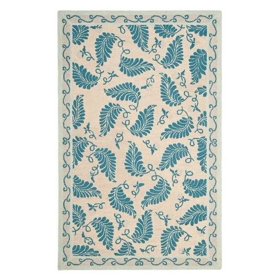 Martha Stewart Rug Collection Round Floral Transitional Area Rug