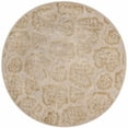 thumbnail image 1 of Martha Stewart Rug Collection Round Floral Transitional Area Rug, 1 of 3