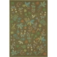 thumbnail image 1 of Martha Stewart Rugs Grove Twig Green Floral Area Rug, 1 of 4