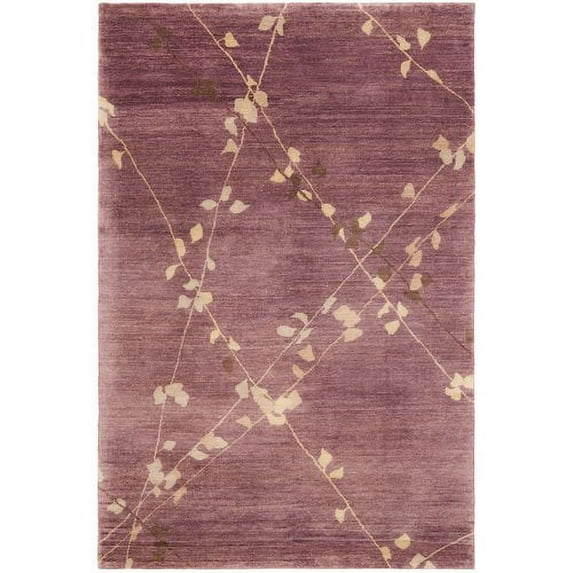 Martha Stewart Rugs Martha Stewart Trellis Hand-Knotted Wool Rust Area Rug