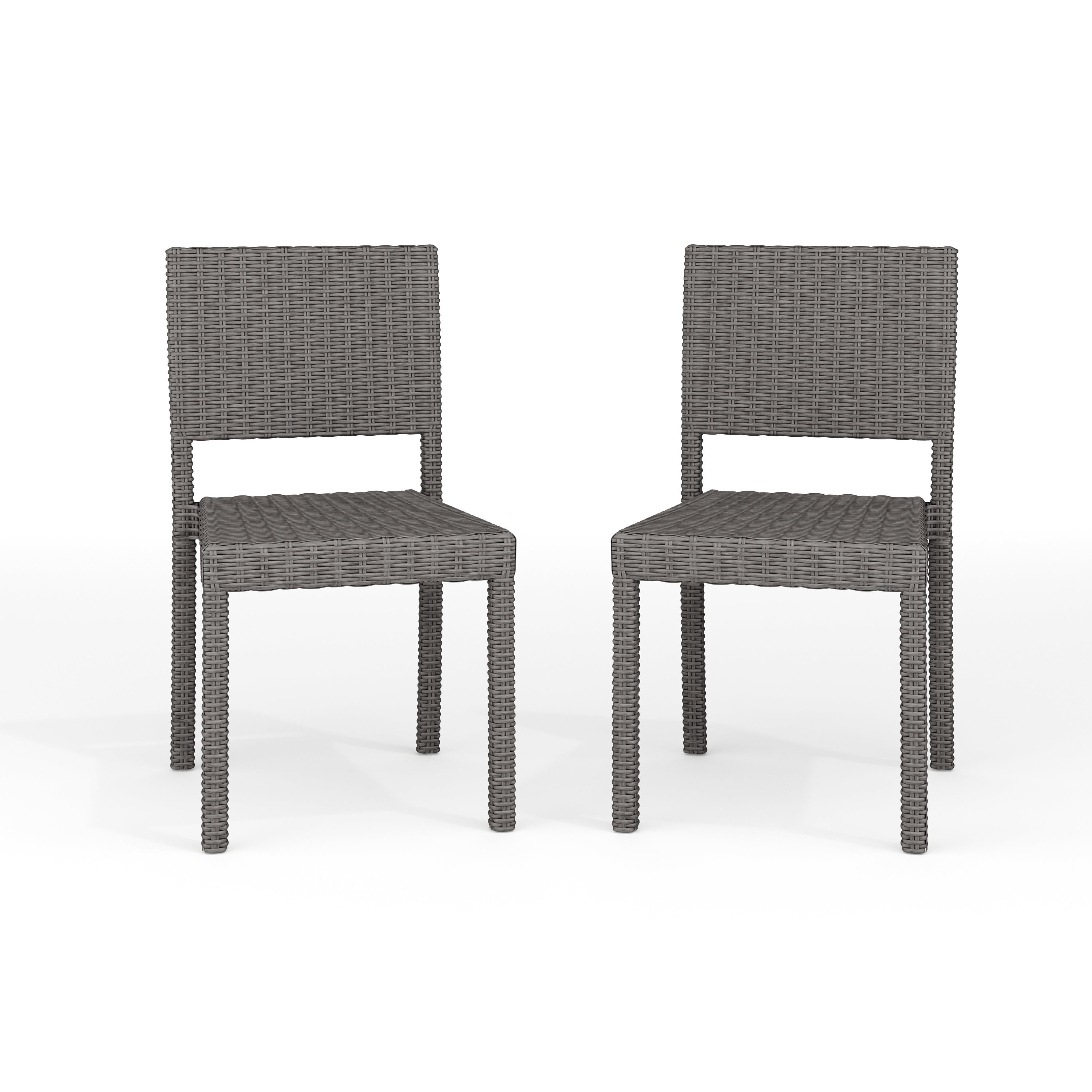 Martha Stewart Set of 2 Indoor-Outdoor Stackable Patio Dining Chairs in ...