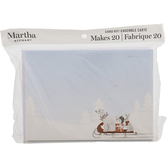 Martha Stewart Snow Card Kit 30068355