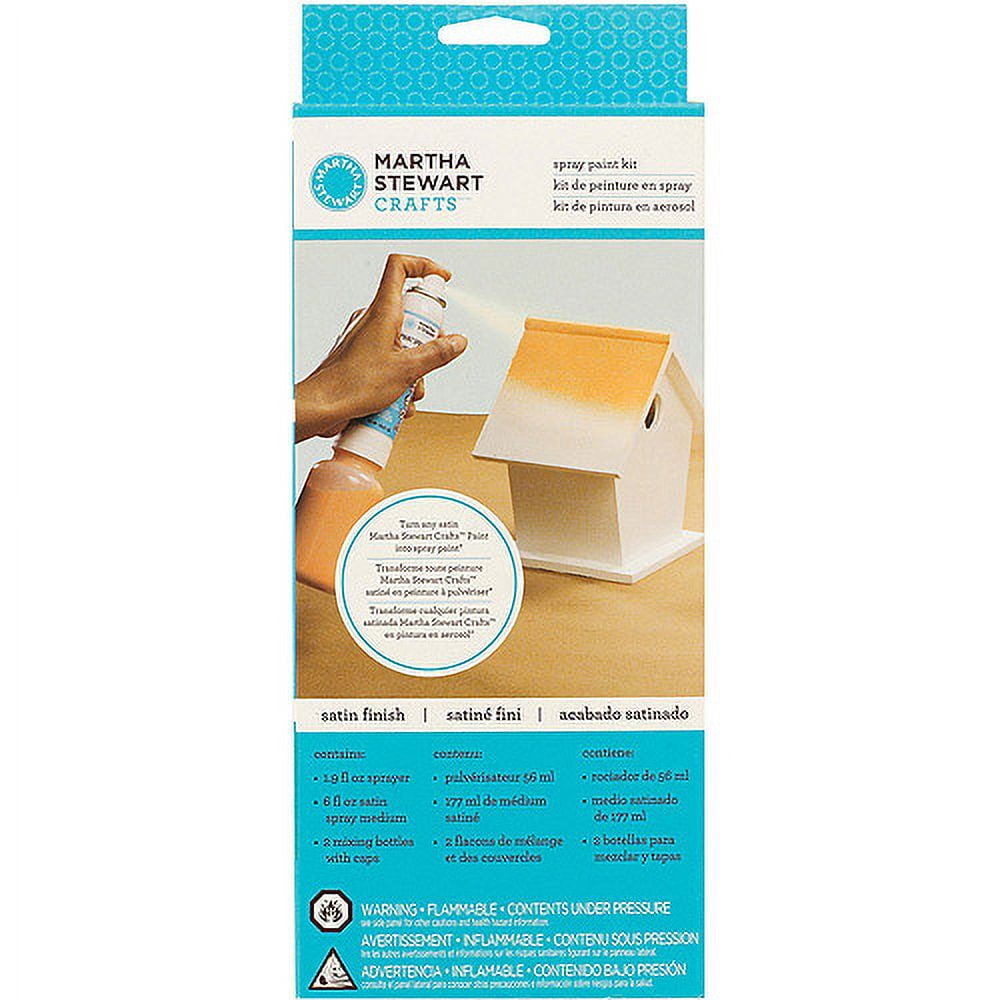 Martha Stewart Spray Paint KitSatin Finish, Pk 1, Martha Stewart