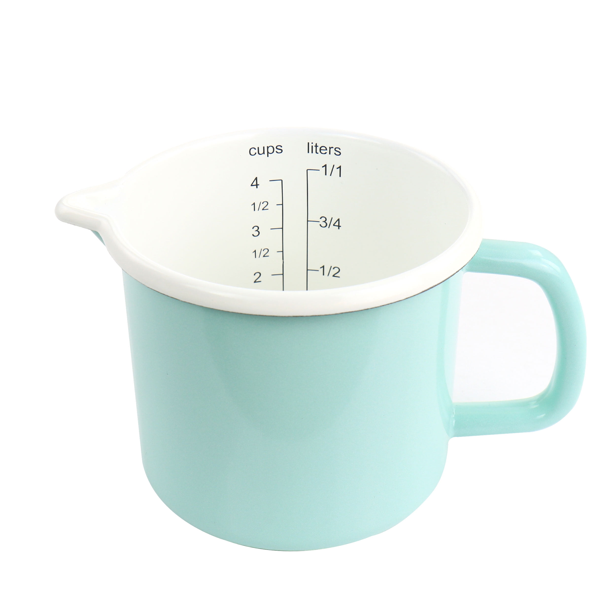 Martha Stewart Everyday Enamel on Steel Measuring Cup in Turquoise