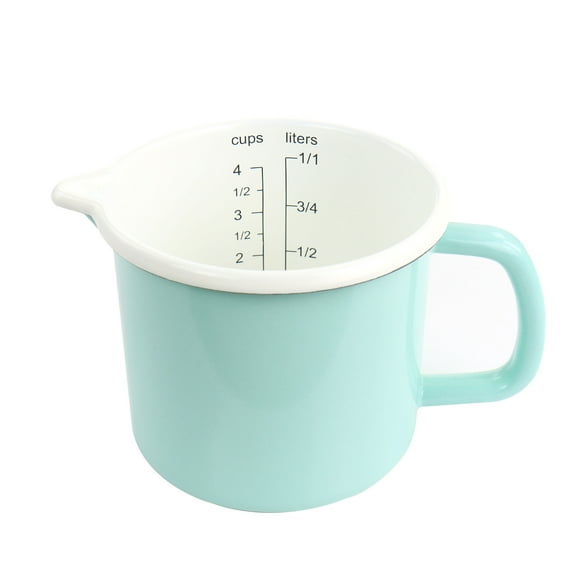 Martha Stewart Everyday Enamel on Steel Measuring Cup in Turquoise