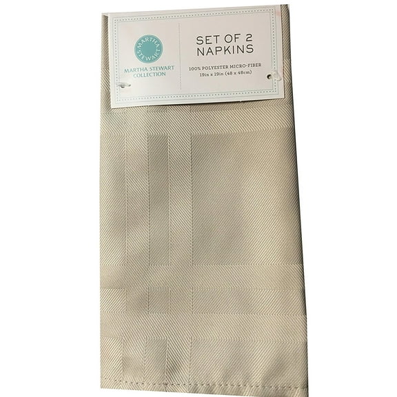 Martha Stewart Table Linens, Skylight Plaid Set of 2 Napkins