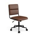 thumbnail image 1 of Martha Stewart Upholstered Office Chair in Saddle Brown/Oil Rubbed Bronze, 1 of 12