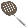 thumbnail image 1 of Martha Stewart Wide Slotted Pancake Turner, Taupe, 1 of 6
