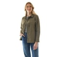 thumbnail image 1 of Martha Stewart Women's Chore Jacket – Lightweight Utility Coat Casual Outerwear, Long Sleeve Work Layers, 1 of 5