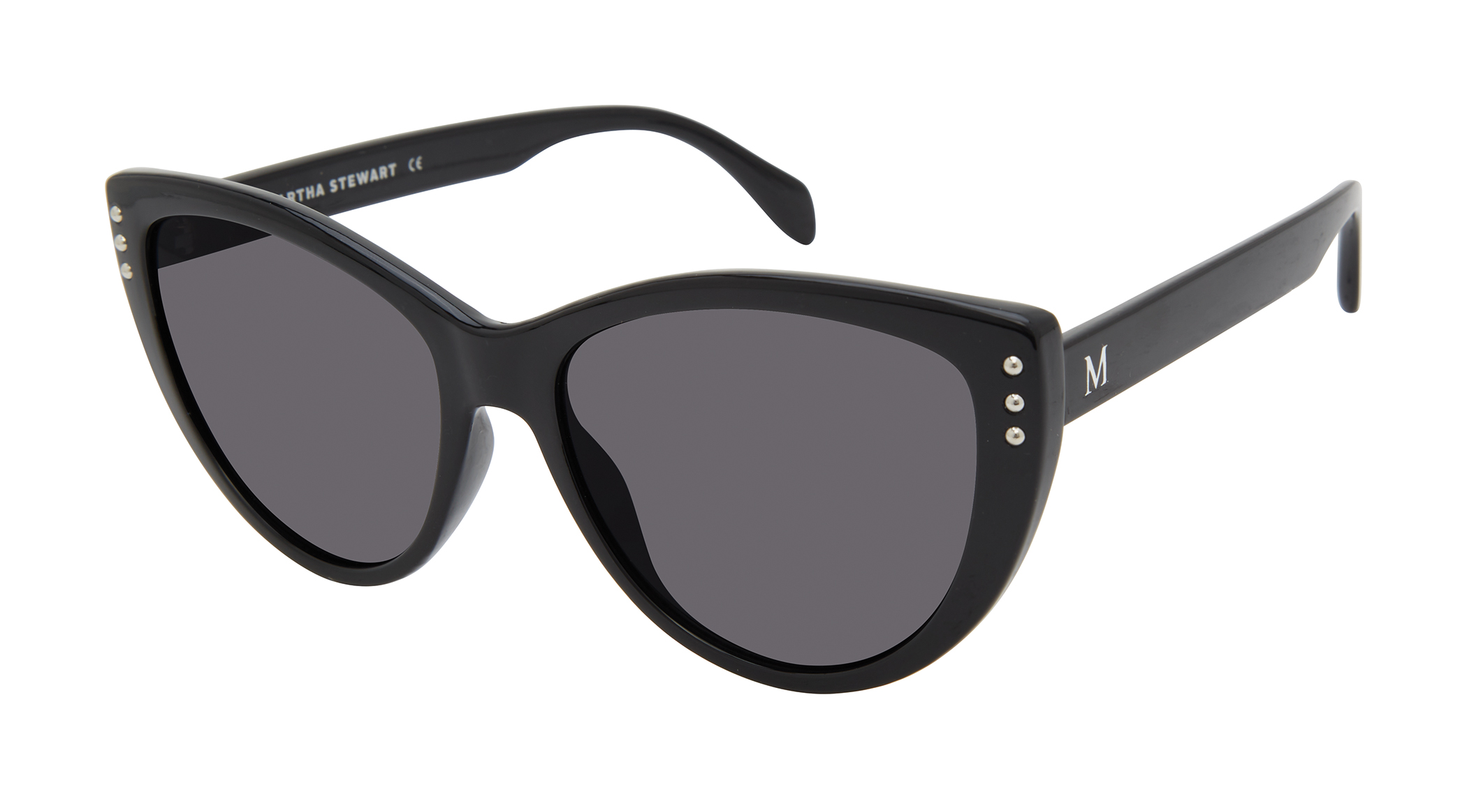 Martha Stewart Women's MS117 Glamorous UVA and UVB Protective Cat Eye Fashion Sunglasses, 55mm - image 1 of 3