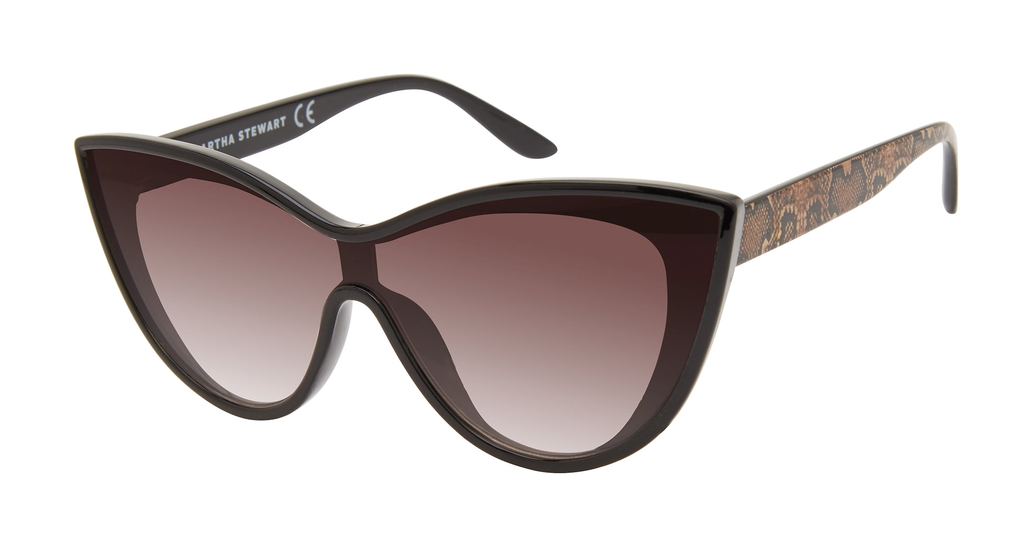 Martha Stewart Women's MS145 Oversized UVA and UVB Protective Square Fashion Sunglasses, 53mm Martha Stewart Women's MS145 Oversized UVA and UVB Protective Square Fashion Sunglasses, 53mm