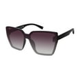 thumbnail image 1 of Martha Stewart Women's MS168 Cat Eye Shield UVA and UVB Protective Square Fashion Sunglasses, 144mm, 1 of 6