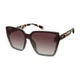 thumbnail image 1 of Martha Stewart Women's MS168 Cat Eye Shield UVA and UVB Protective Square Fashion Sunglasses, 144mm, 1 of 6