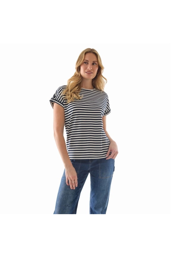 Women’s Casual Soft Short Sleeve T-Shirt – Summer Basic Tee Top, Relaxed Cotton