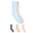 thumbnail image 1 of Martha Stewart Womens Marled 2 Pack Butter Crew Sock Blue Sky/Silver Grey, 1 of 6