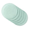 thumbnail image 1 of Martha Stewart Woven Water Resistant Lindos Fabric Placemat Set 6-Pack, 15" Round, Aqua, 1 of 10