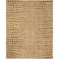 thumbnail image 1 of Martha Stewart  by  Amazonia Silk Blend Rug Crocodile/Green 8'6" x 11'6" 9' x 12' Indoor Living Room, Bedroom, Dining Room, 1 of 5
