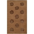 thumbnail image 1 of Martha Stewart  by  Medallions Silk/ Wool Rug Cocoa 3'9" x 5'9" Handmade 3' x 5', 4' x 6' Indoor Living Room, Bedroom, Dining Room, 1 of 5