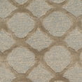 thumbnail image 1 of Martha Stewart  by  Quatrefoil Silk/ Wool Rug Blue/Maize 3'9" x 5'9" 4' x 6' Indoor Living Room, Bedroom, Dining Room, 1 of 5