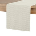 thumbnail image 1 of Martha Stewart Honeycomb Reversible Elegant Table Runner, Natural, 15" W x 72" L, 1 of 7