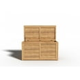 thumbnail image 1 of Curated Maison Martha Teak Outdoor Storage Cushion Box in Natural, 1 of 5