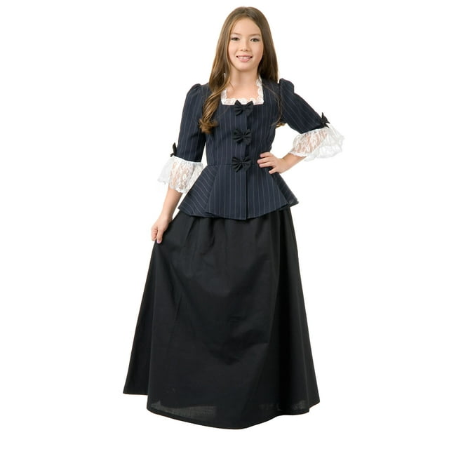 Rubies Colonial Girl Child Costume Size: Medium (8-10) - Walmart.com