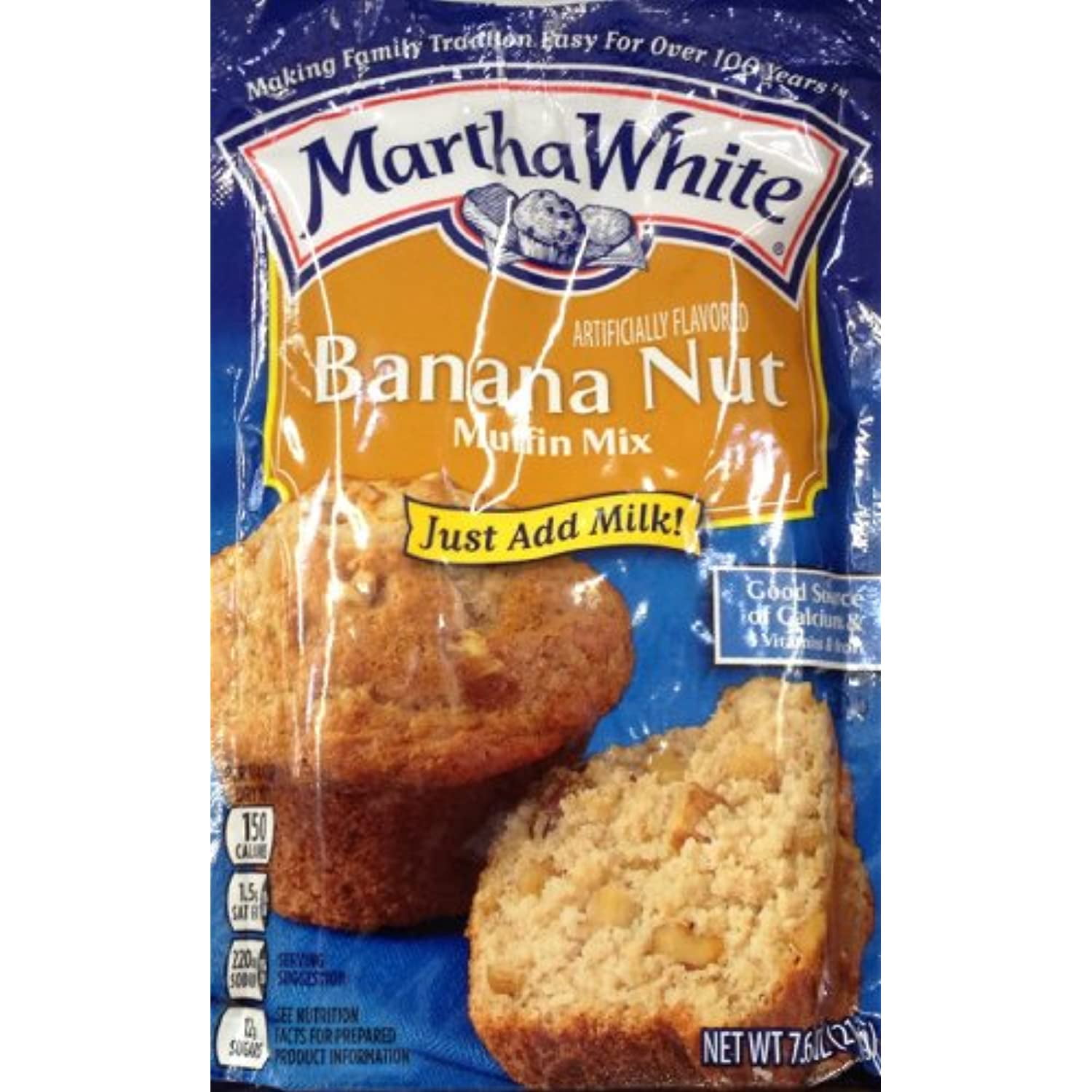 Martha White Banana Nut Muffin Mix 7.6Oz (3 Packets) - Walmart.com