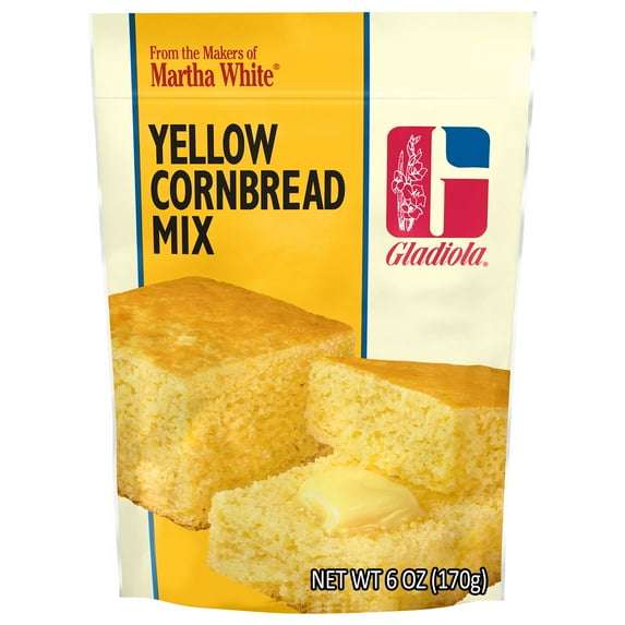 Martha White Gladiola Yellow Cornbread Mix, 6 oz Pouch