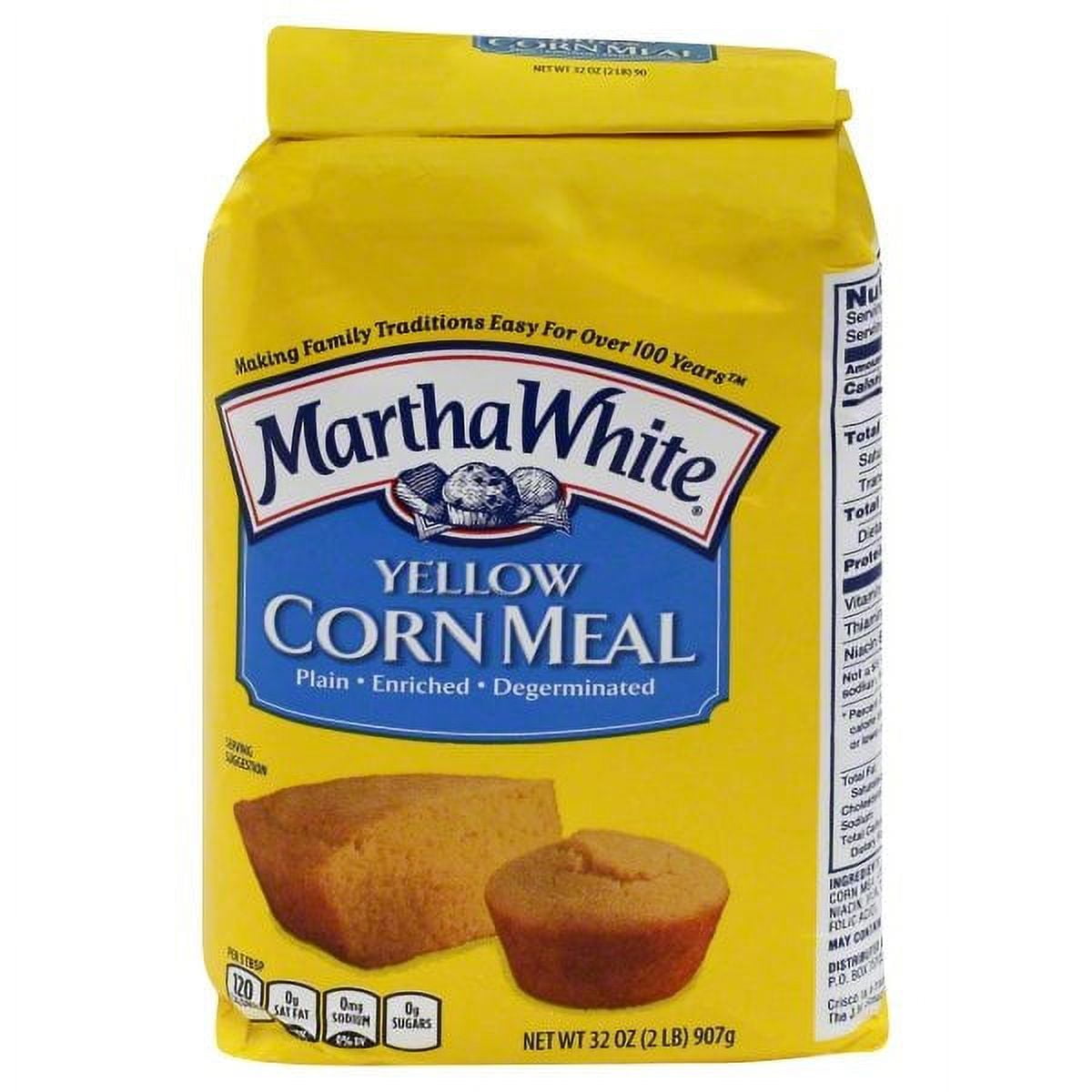 Martha White Plain Enriched Yellow Corn Meal, 2 Lb