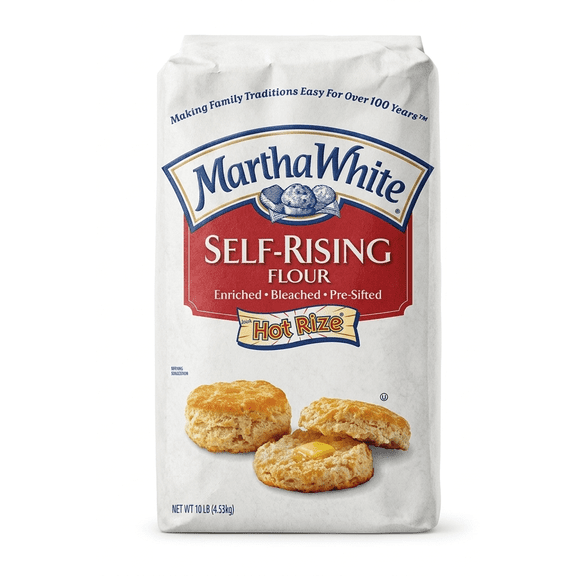 Martha White Self Rising Flour with Hot Rize, 10 lb Bag