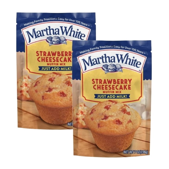 Martha White Strawberry Cheesecake Muffin Mix, 7 Oz Bag Walmart