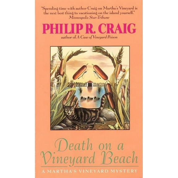 Martha's Vineyard Mystery Death on a Vineyard Beach, Book 7, (Paperback)