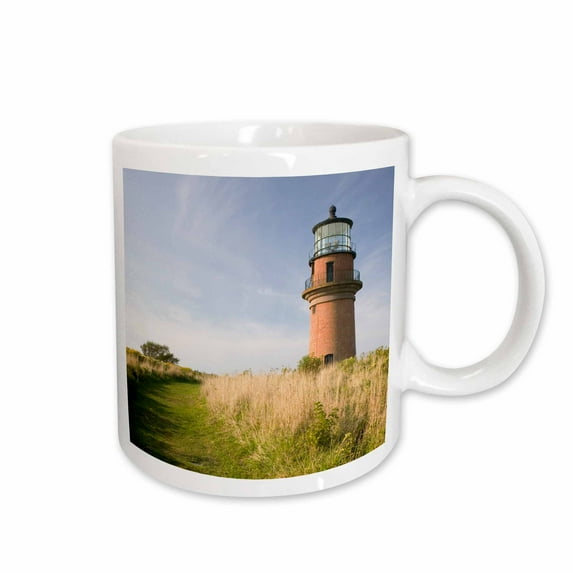 3drose, Marthas Vineyard Aquinnah/gay Head Lighthouse - Us22 Wbi0275 - Walter Bibikow, 15oz Mug