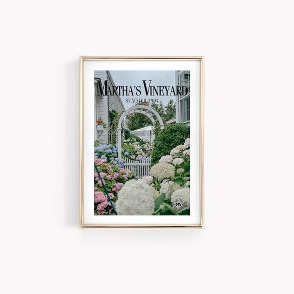 Marthas Vineyard Wall Art Print Cape Cod Decor