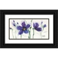 thumbnail image 1 of Marthe 24x14 Black Ornate Wood Framed with Double Matting Museum Art Print Titled - Les Pensees VIII, 1 of 4