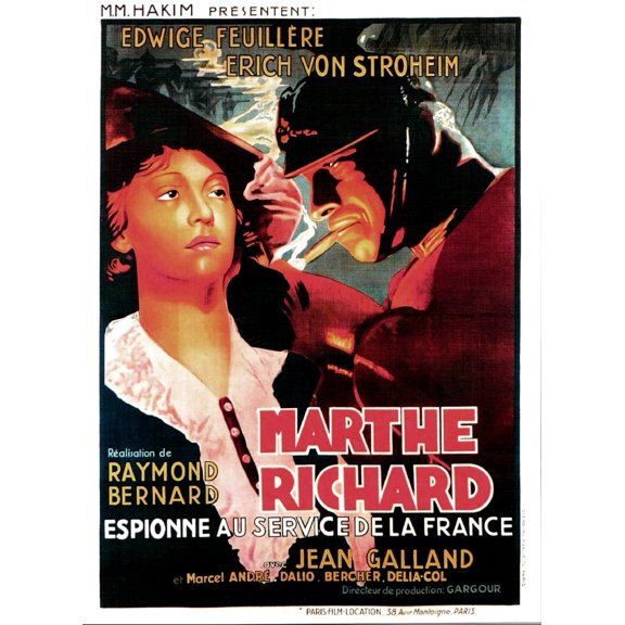 Marthe Richard Movie Poster Masterprint