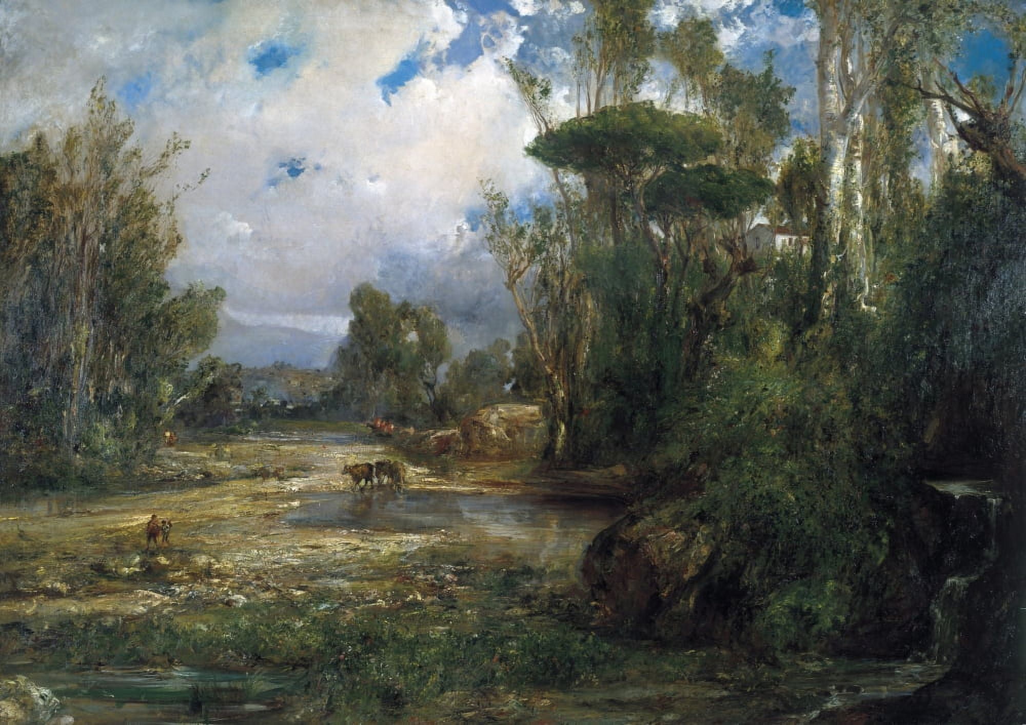 Marti I Alsinaramon (1826-1894) Canvas Art - (36 x 24)