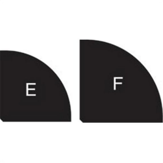 Marti Michell Perfect Patchwork Template-Large Drunkard's Path 2/Pkg