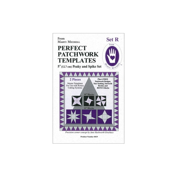 Marti Michell Template Set R Peaky & Spike 5"