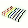 thumbnail image 1 of Martial Arts 1.5" Wide Karate Taekwondo Double Wrap Color Striped White Belts, 1 of 2