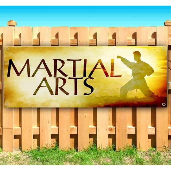 Martial Arts 13 oz Vinyl Banner With Metal Grommets