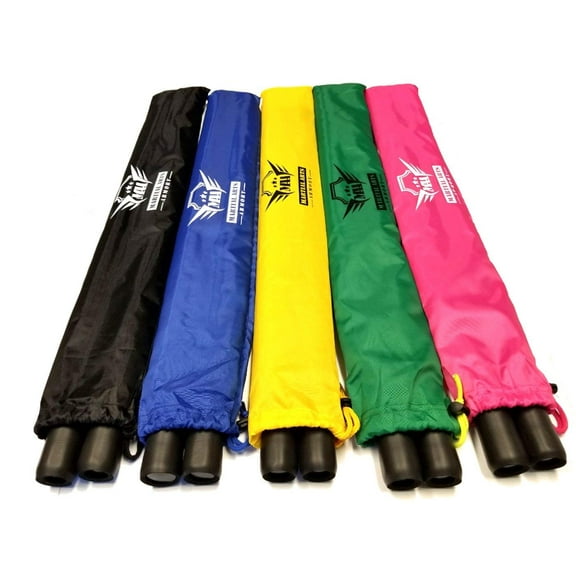 Martial Arts Armory Foam Padded Training Escrima Sticks with Case - Blue