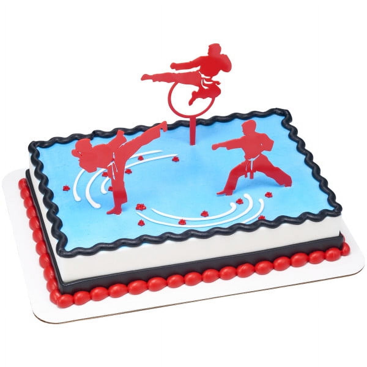 Martial Arts Birthday Cake Topper, by DecoPac (3 Count)