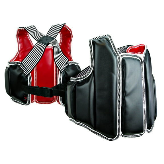 Martial Arts Chest Guard Vest with Hook and Loop Closure for Taekwondo Karate Chest Protector